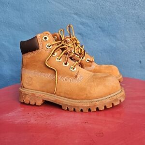 TIMBERLAND Toddler Boots Size 9 Lace Up Classic Boot Timbs